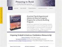 Tablet Screenshot of preparingtobuild.com